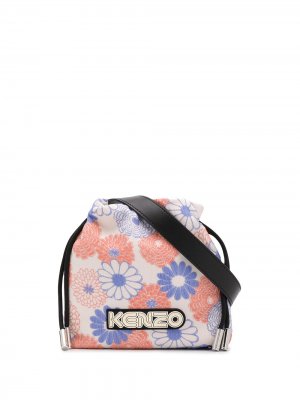 Поясная сумка с кулиской Kenzo. Цвет: нейтральные цвета