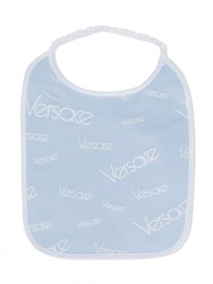 Нагрудник с логотипом Young Versace. Цвет: синий