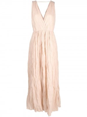 Платье Cleopatre с V-образным вырезом Mes Demoiselles. Цвет: розовый