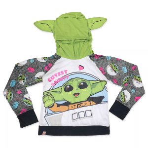 Пижамный комплект с капюшоном Star Wars Baby Yoda для девочек 4–12 лет LEGO