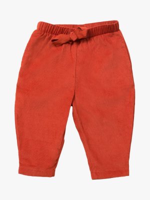 Детские вельветовые удобные брюки , оранжевый Little Green Radicals