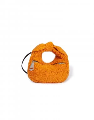 Мини-сумка из овчины Roberta Gandolfi, оранжевый GANDOLFI
