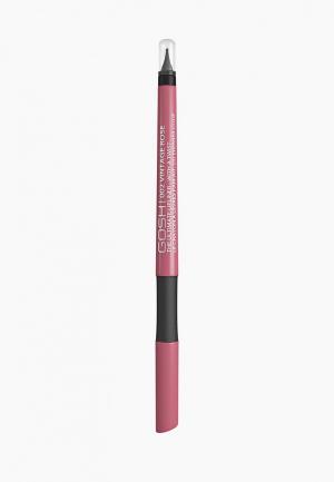 Карандаш для губ Gosh The Ultimate Lipliner-With a Twist автоматический, 0,35 г, 002. Цвет: розовый