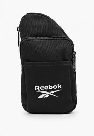 Сумка Reebok CL FO SMALL SLING BAG. Цвет: черный