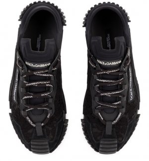 Кроссовки-слипоны NS1 из смешанных материалов , черный Dolce & Gabbana