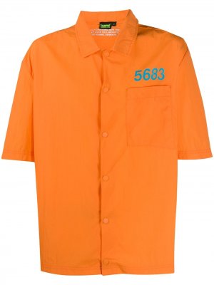 Рубашка Home Boy из коллаборации с Hummel Willy Chavarria. Цвет: оранжевый