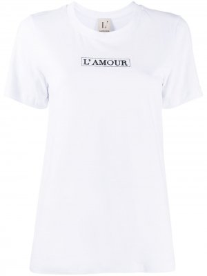 LAutre Chose футболка с логотипом L'Autre. Цвет: белый