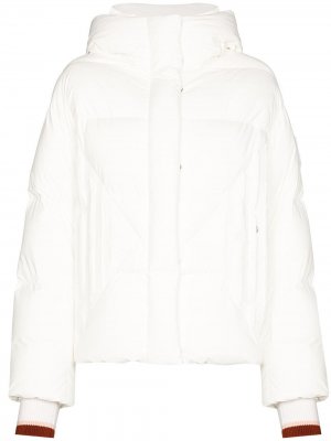 Лыжная куртка-пуховик Chloé X Fusalp. Цвет: белый