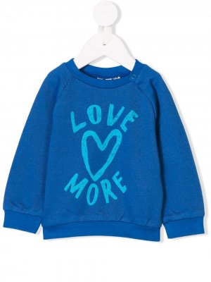 Love More sweatshirt Noé & Zoë. Цвет: синий