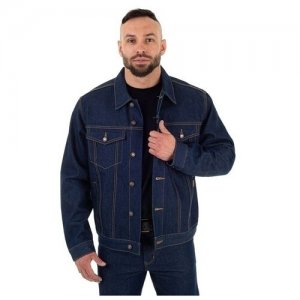 Куртка джинсовая 12062UW S Темно-Синий Montana. Цвет: синий