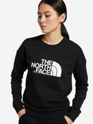 Свитшот женский Drew Peak Crew, Черный, размер 40-42 The North Face. Цвет: черный