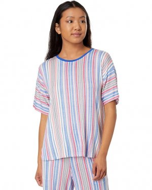 Пижамный комплект Short Sleeve Cropped PJ Set, цвет Multi Stripe Tommy Bahama