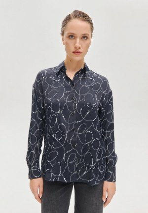 Блуза Antiga. Цвет: серый