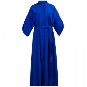 Платье , вискоза, повседневное, прилегающее, размер 50, синий Harmont & Blaine. Цвет: синий