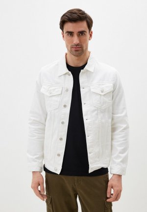 Куртка джинсовая Mossmore. Цвет: белый