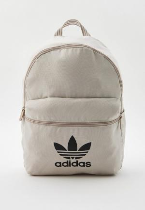 Рюкзак adidas Originals ADICOLOR BACKPK. Цвет: бежевый