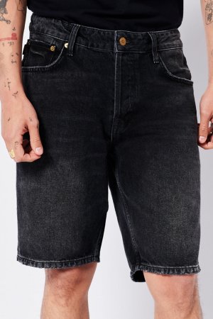 Черные винтажные джинсовые шорты прямого кроя , черный Superdry