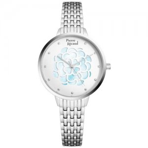 Наручные часы Bracelet, серебряный Pierre Ricaud. Цвет: серебристый