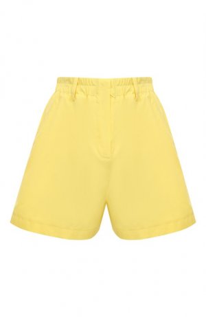 Хлопковые шорты Nina Ricci. Цвет: жёлтый