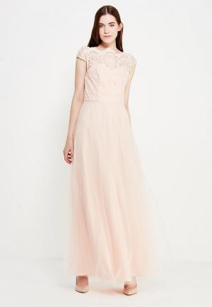 Платье Chi London CH041EWTZL28. Цвет: розовый