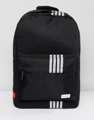 Рюкзак со светоотражающими полосами Spiral. Цвет: черный