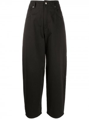 Зауженные брюки с завышенной талией Société Anonyme. Цвет: черный