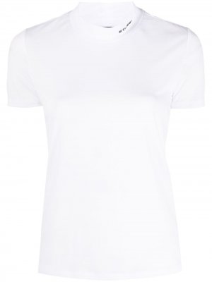Приталенная футболка с короткими рукавами Stussy. Цвет: белый