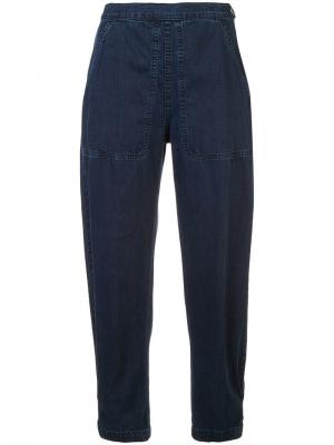 Укороченные джинсовые брюки Rachel Comey. Цвет: синий