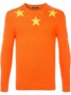 Вязаный свитер со звездами Guild Prime. Цвет: желтый
