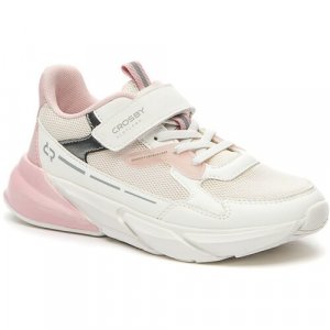 Кроссовки , размер 32, белый, розовый CROSBY. Цвет: белый/белый-розовый/розовый