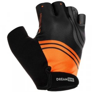 Перчатки , размер S, оранжевый, черный Dream Bike. Цвет: оранжевый/голубой/черный