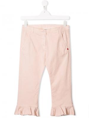Расклешенные брюки Douuod Kids. Цвет: розовый