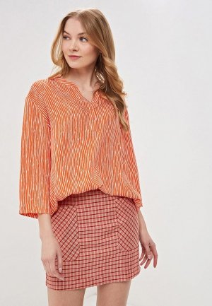 Блуза Vis-a-Vis. Цвет: оранжевый