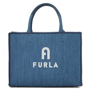 Дорожные и спортивные сумки Furla. Цвет: синий