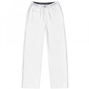 Пижамные брюки с логотипом засечками, белый/сиреневый Sporty & Rich