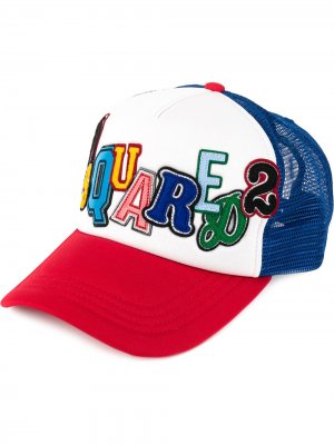 Бейсбольная кепка с заплаткой логотипом DSQUARED2. Цвет: разноцветный