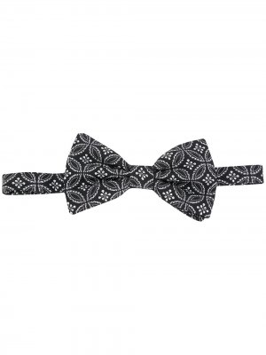 Галстук-бабочка с цветочным узором Dolce & Gabbana. Цвет: черный