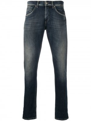 Прямые джинсы с заниженной талией DONDUP. Цвет: синий