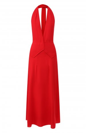 Шерстяное платье Roland Mouret. Цвет: красный