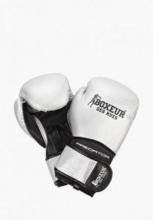 Перчатки боксерские Boxeur Des Rues. Цвет: серебряный
