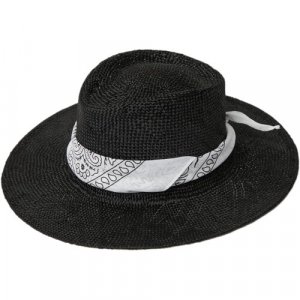 Шляпа , размер 55-57, черный SCORA. Цвет: черный