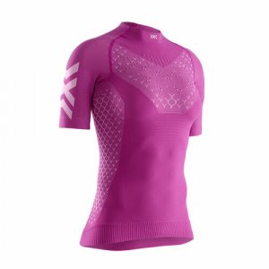 Термобелье верх Twyce 4.0 Run Shirt SH SL Wmn, размер M, розовый X-bionic. Цвет: розовый