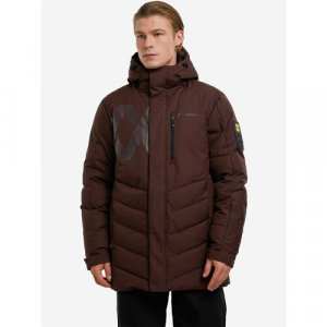 Куртка , размер 52/54, коричневый Volkl. Цвет: коричневый/темно-коричневый