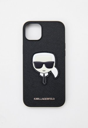 Чехол для iPhone Karl Lagerfeld 14 Plus. Цвет: черный