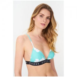 Купальный лиф GUESS JEANS E1GJ23MP004P8E9 Бирюзовый 48. Цвет: зеленый