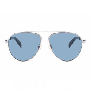 Солнцезащитные очки G63 340P, голубой, золотой Chopard. Цвет: голубой/золотистый/черный/серебристый
