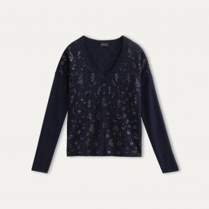 Пуловер JIMINI BERENICE. Цвет: темно-синий
