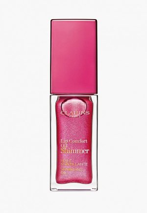 Масло для губ Clarins Lip Comfort Oil Shimmer 04, 7 мл. Цвет: розовый