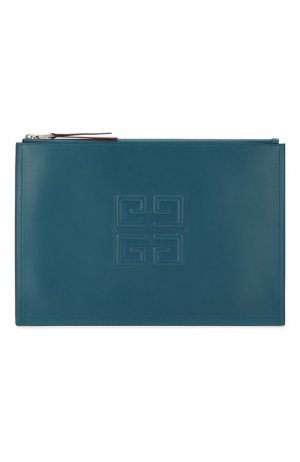 Кожаный футляр для документов Givenchy. Цвет: синий