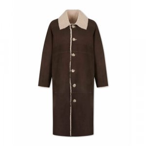 Пальто , размер Onesize, коричневый, бежевый Chaud Studio. Цвет: коричневый/бежевый/бежевый-коричневый